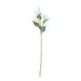 thumbnail image 2 of Artificial Silk Eustoma Flowers - Realistic White Pink Green Hydrangea Arrangement | Home Decor Wedding Centerpiece | 27.5" Tall Faux Floral for Living Room Vase, 2 of 6