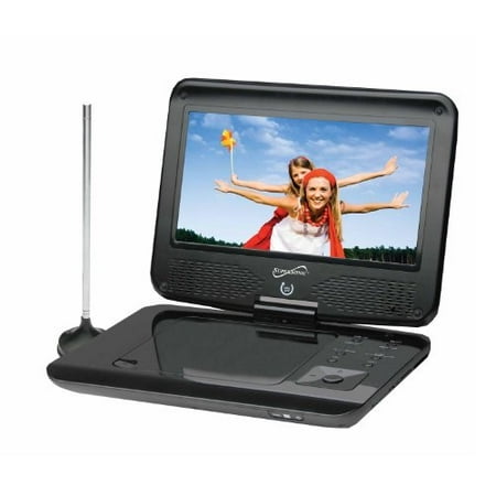 Supersonic (92574072M) SC-259 9 TFT Portable DVD/CD/MP3 Player with TV Tuner, USB & SD Card Slot