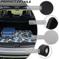 thumbnail image 6 of COEQINE Universal Car Trunk Mat All Weather Cargo Liner Floor Mat with Non-Slip Backing Scratch-proof Pet Cargo Mat Suitable for Most Car Models, Blue Hibiscus Monstera Leaf, 6 of 7