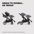 Baby Jogger® City Select® 2 SingletoDouble Modular Stroller, Flint