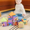 thumbnail image 3 of Melissa & Doug K's Kids Match and Build Soft Blocks Set, 3 of 10