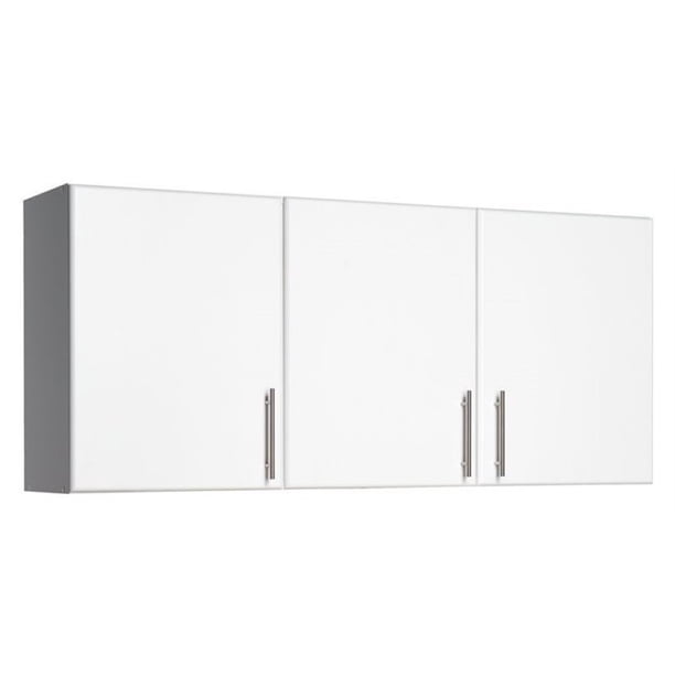 Bowery Hill 3 Door Wall Storage Cabinet In White Walmart Com Walmart Com