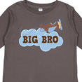thumbnail image 4 of Inktastic Big Bro Boys Airplane Brother Announcement Boys Long Sleeve Toddler T-Shirt, 4 of 5
