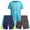 Light Blue Basketball, variant on Pro Athlete Boys Shorts Sets - 3 Piece Athletic Graphic Tee and Dry Fit Shorts for Boys (8-16)