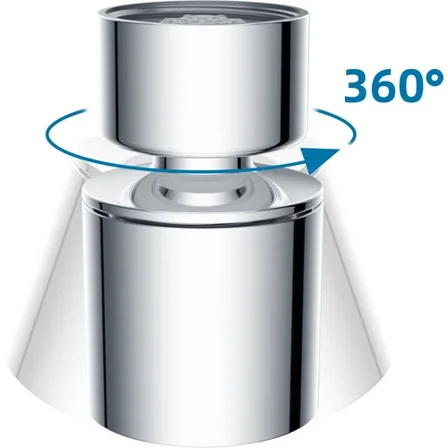 360° Swivel Kitchen Sink Aerator Dual-Function Faucet Head Faucet Replacement