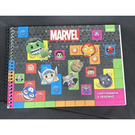 Marvel Chibi 80 Sheet Hard Cover Spiral Sketch Pad