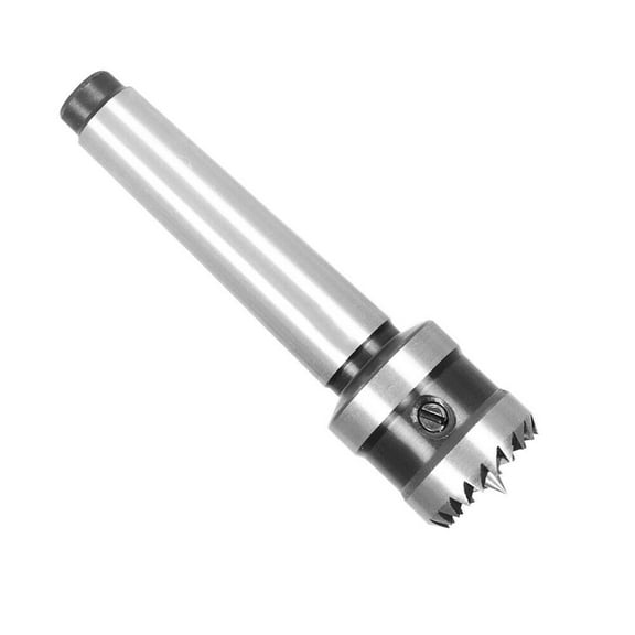 PET-U 1-Inch Crown Multi Spur Wood Turning Lathe Drive Center with MT2 Arbor #2 Mt