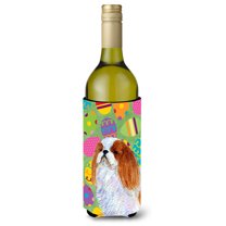 English Toy Spaniel Easter Eggtravaganza Wine Bottle Hugger