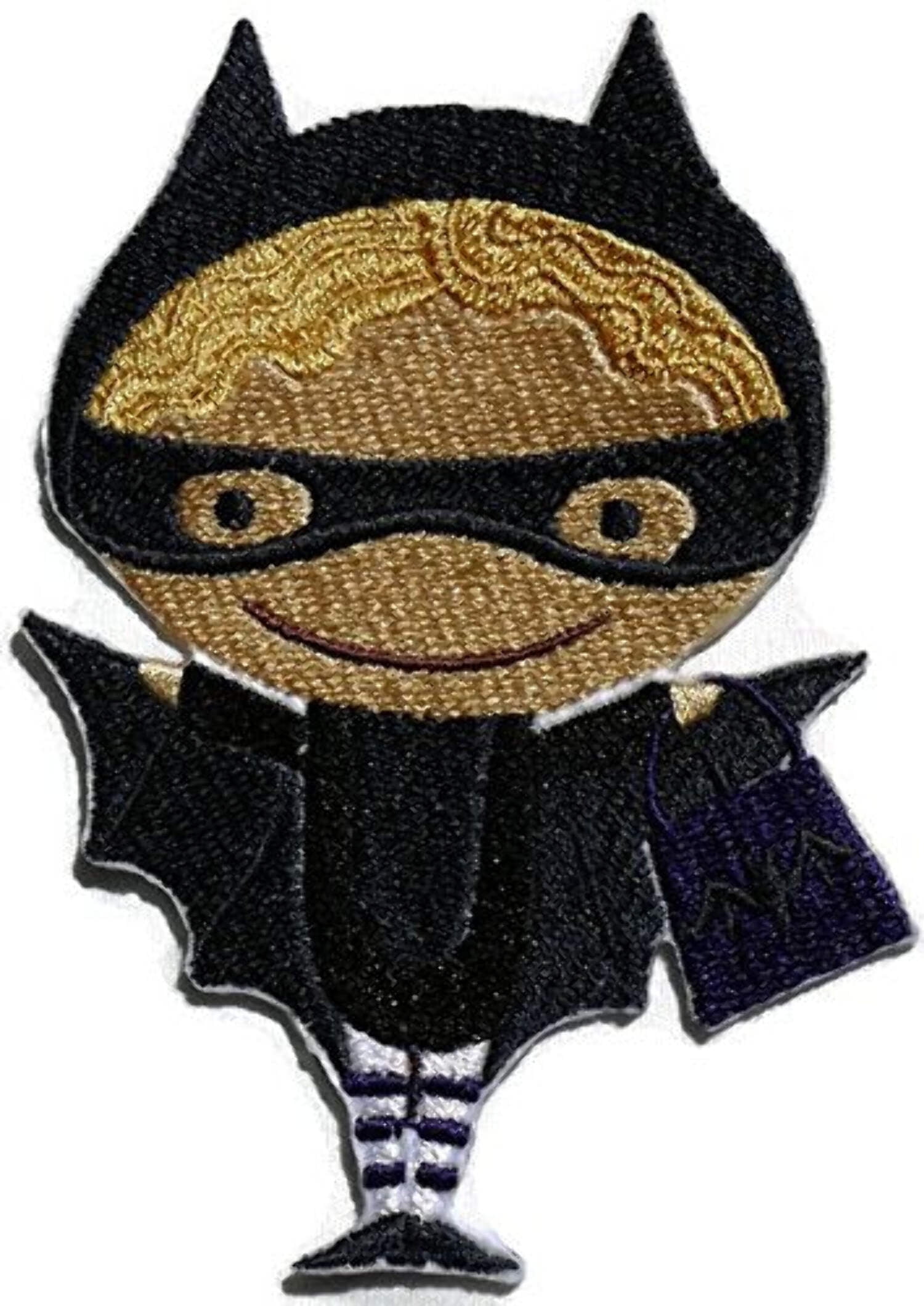 BeyondVision Custom And Unique Happy Halloween [Boo Crew Bat ] Embroidered Iron on/Sew patch [6.44x4.84]