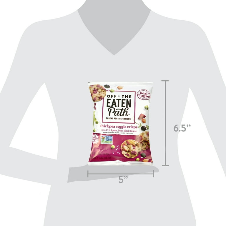 Off The Eaten Path Healthy Chickpea Veggie Crisps