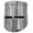 Silver Cursed Knight, variant on Selective Order Forged Carbon Steel 18G Crusader Templar Knight Helmet w/Ventilation Holes & Cross Motif