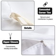 thumbnail image 6 of WASFDN Kids Duvet Cover Football Bedding Set for Children Boys 3D Printed Soccer Quilt Cover Set with 2 Pillowcases Sports Theme Comforter Cover 3Pcs,Full Size,Style D, 6 of 7