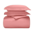 thumbnail image 2 of Superior Cotton Blend 600 Thread Count Duvet Cover Set, Full/ Queen, Blush, 2 of 6