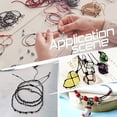 thumbnail image 5 of Alrededor de 90 m/rollo de hilo de nailon de 0,8mm, cordón para pulsera, hilo trenzado para abalorios, joyería, fabricación de pulseras, 5 of 5