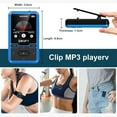 thumbnail image 4 of Clip on MP3 Player, Portable Wearable MP3 Player with FM Radio,Recording and Pedometer, 4 of 7