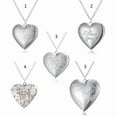 thumbnail image 3 of Heart Shaped Locket Pendant Necklace for Women Love Heart Shaped Photo Necklace That Can Hold Picture Jewelry Gifts, 3 of 9