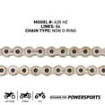 thumbnail image 5 of Niche 420 Drive Chain 84 Links Non O-Ring with Master Link Motorcycle 519-CDC2294H, 5 of 8