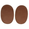 thumbnail image 2 of 2x 2 parches de material cuero Pu par de parches ovalados para coser codo, parches para la , reparación, coser, bolsa de tela, accesorios de ropa,, 2 of 8