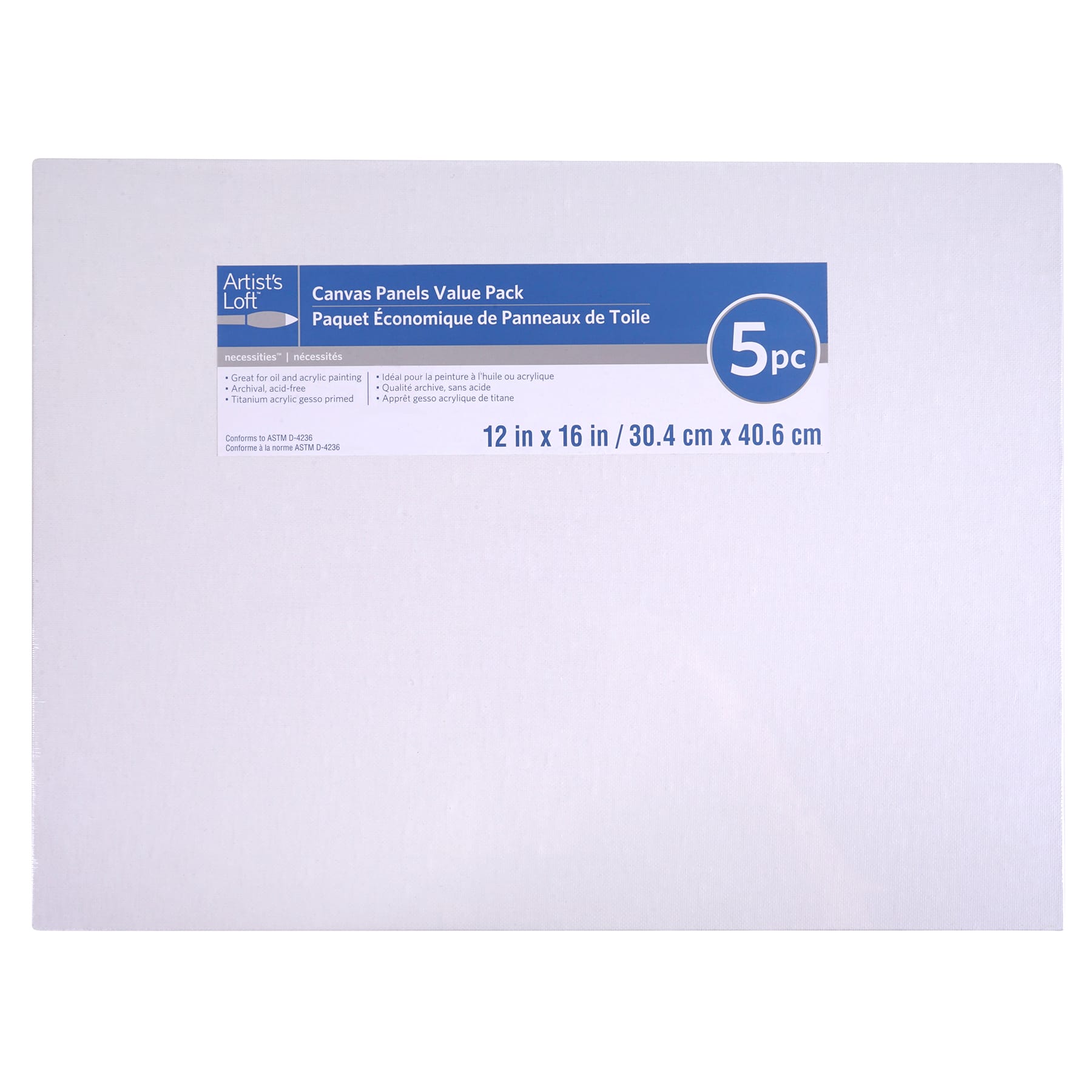 Artist's Loft Canvas Panel Value Pack