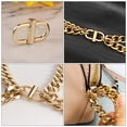 thumbnail image 4 of TEHAUX 6Ud Hebillas De Ajuste Para De Bolsa En Color Dorado Compactas Y Ligeras, 4 of 8
