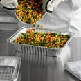 thumbnail image 3 of VEZEE 9x13 Half Size Aluminum Disposable Pans - Serve Various Delicacies for Events Counts-200, 3 of 6