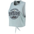 thumbnail image 2 of Women's The Wild Collective Light Blue Milwaukee Brewers Open Back Twist-Tie Tank Top, 2 of 4