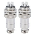 thumbnail image 2 of 2 piezas de conector de enchufe de aviación Carcasa de aleación de zinc Conectores plateados de cobre de 5 pines, 2 of 9