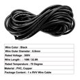 thumbnail image 2 of Unique Bargains RVV Wire Cable Extension Cord Copper Wire 3 Conductor 10M Length Black, 2 of 3