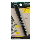 Dri-Mark® Counterfeit Detection Pen, Compact Pocket-Style, Black