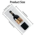 thumbnail image 3 of HRX Package 30 PCS Wine Gift Bags Organza Wine Bags for Bottle Wrap Valentines Wedding Party Favors Samples Display Decoration White, 3 of 9
