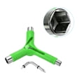 thumbnail image 3 of Uxcell All-In-One Skate Tool Multi-Function Portable Skateboard Tool Y Tool, Green, 3 of 5