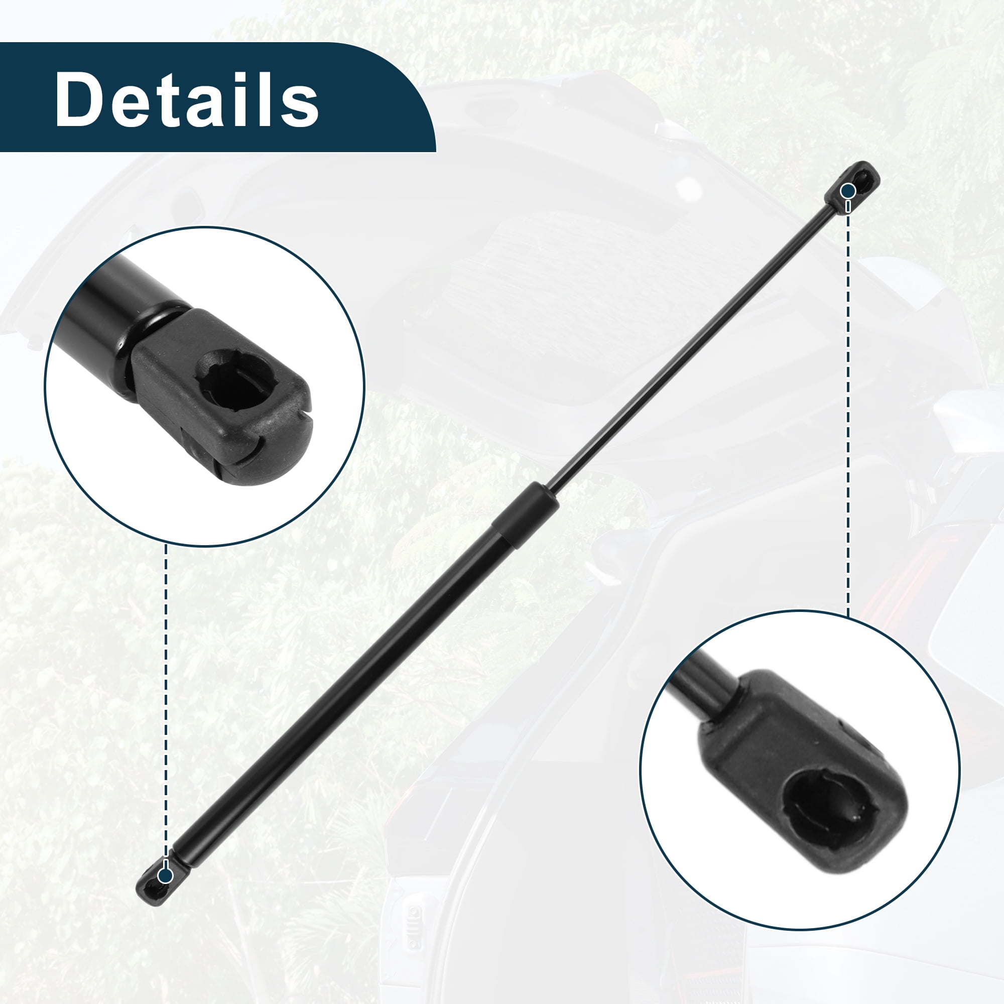 Unique Bargains 2Pcs Rear Hatch Lift Supports for Suzuki Swift IV Hatchback 2010-2015