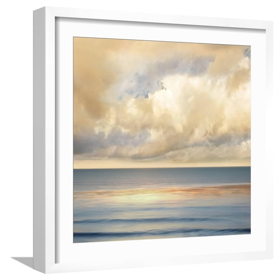 Art.com Ocean Light II Art Print by John Seba, White Frame Wall Art, 21" x 21"
