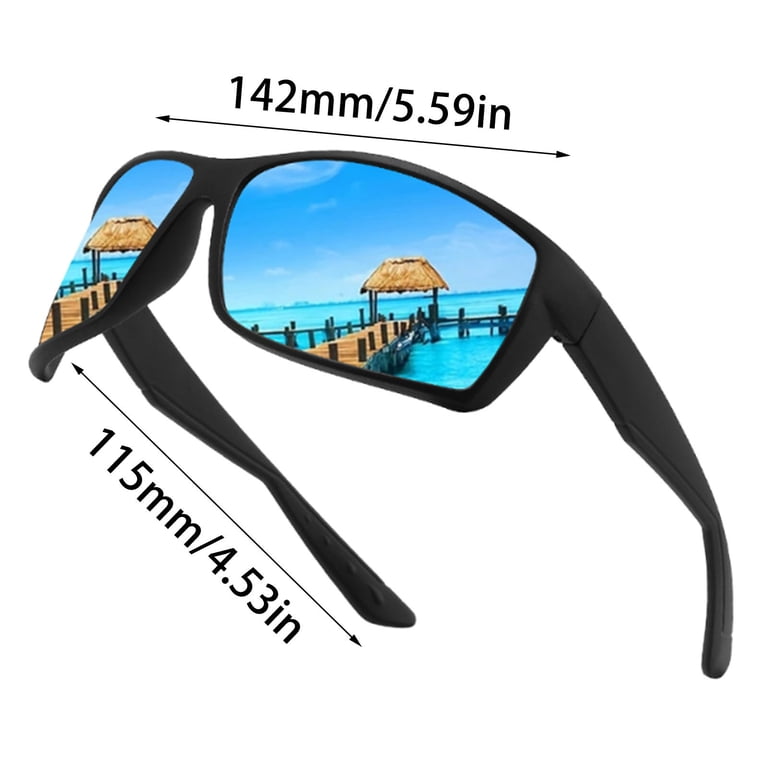 Oversized Square Sunglasses, Polarized Lenses, UV400 Protection, Lightweight Women main image 2