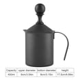 thumbnail image 3 of Rust  Milk Frother, Foam Maker, Manual Black for Cafe Milk Tea Store Home Restaurant, 3 of 8