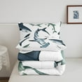 thumbnail image 5 of Erosebridal Shark Comforter Sets, Cute Sealife Comforters & Duvets, Cartoon Ocean Decor, Reversible 2pcs, 5 of 7