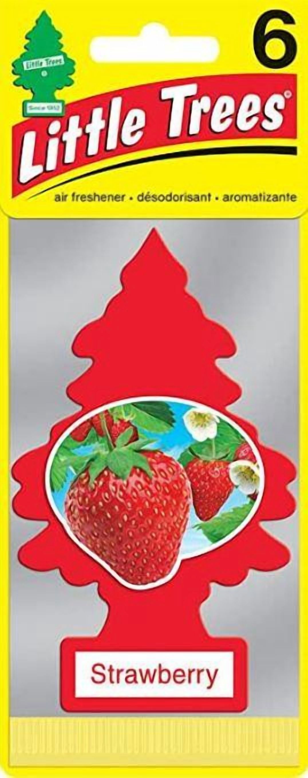 Little Trees 60312 Strawberry Hanging Air Freshener for Car & Home 96 Pack!