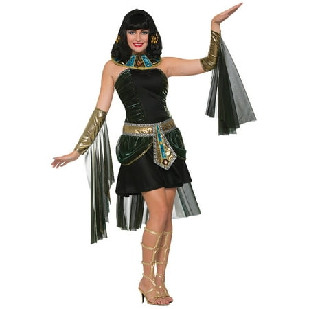 Black and Pine Green Cleopatra Fantasy Women Adult