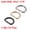 Gold Tone, Silver Tone, Black, variant on Uxcell Metal D Ring 0.79"(20mm) D-Rings Buckle for Hardware Craft DIY Gold Tone, Silver Tone, Black(Total 15pcs)