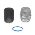 thumbnail image 4 of Metal Windscreen With Black Inside Foam Filter For Shure Beta57a/beta87a, 4 of 5