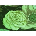 thumbnail image 1 of Ahgly Company Indoor Rectangle Patterned Emerald Green Area Rugs, 8' x 10', 1 of 6
