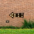 thumbnail image 6 of Pawsdot Arrow Sign Light Battery Operated LED Wall Decor with Warm Light Ambiance Black, 6 of 8
