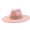 Pink, variant on Fedora Hat for Women Wide Brim Mens Fedora Hats Classic Dress Hats Panama Hat with Band