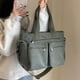 thumbnail image 5 of Bolso bandolera Qarigey Bolsillo frontal único con cremallera Verde militar, 5 of 6