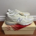 thumbnail image 1 of New Balance 990v4 MiUSA Limestone Size 11, 1 of 6
