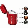 thumbnail image 3 of 5 Pack of Dual Arc Plasma Electronic Rechargeable Flameless Lighters Waterproof Windproof, 3 of 9