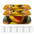 thumbnail image 3 of Q-version Funny Little Yellow Duck Bedding Sets Twin Duvet Cover 3 Piece Cute Bed Set for Boys Girls Kid, 3 of 6