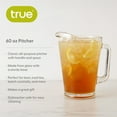thumbnail image 3 of True Large Glass Pitcher for Cocktails, Beer, Iced Tea, Water, Juice, 60oz, 3 of 8