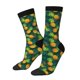 thumbnail image 1 of Fotbe Pineapples with Palm Leaves Calcetas Largas con Estampado para Hombre y Mujer – Calcetas de Compresión Transpirables y Elásticas, Viajar y Uso Diario Talla 5-11, 1 of 6