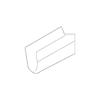 Genuine OE Audi Belt Weather-Strip Clip - 4L0-837-995-C